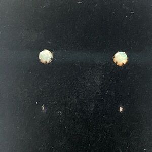 14k Opal Stud Earrings